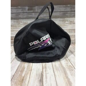 Polaris Black Sherpa Padded Helmet Bag Carrier Padded Liner Zipper Handle